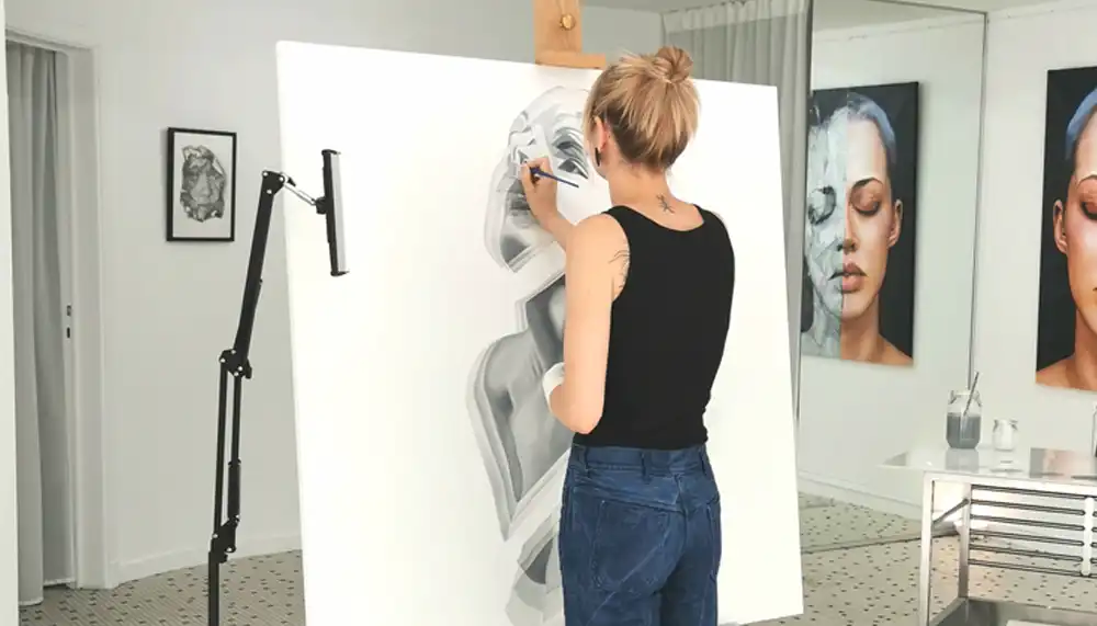 kiara peelman live painting